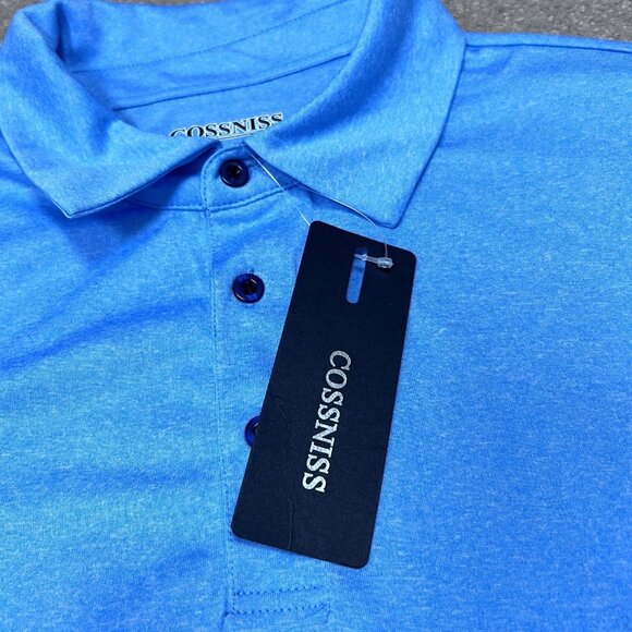 Cossniss Polo Men’s Blue Short Sleeve Size 2XL NWT - Picture 11 of 11